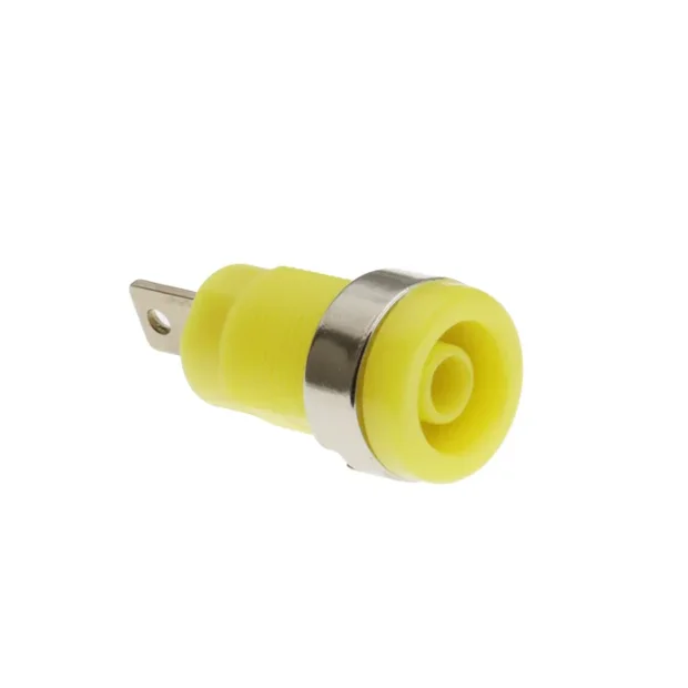 Pure copper insulated 4mm banana socket test plug female socket 32A 600V instrument terminal block opening 12mm