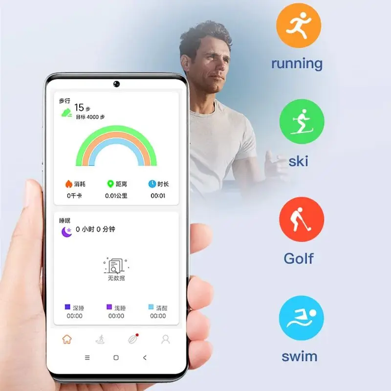 Спортивное умное кольцо - светодиодный экран, смарт-кольца для мониторинга сердечного ритма, сна, кислорода в крови, кольца для здоровья для праздничного подарка