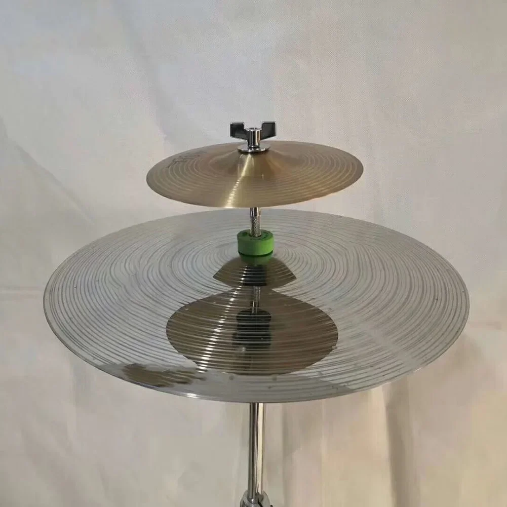 Cymbal Arm Holder Metal Cymbal Stacker Cymbal Accessories Double Layer Hi Hat Cymbal Clutch Stand Quick Release Cymbal Mount