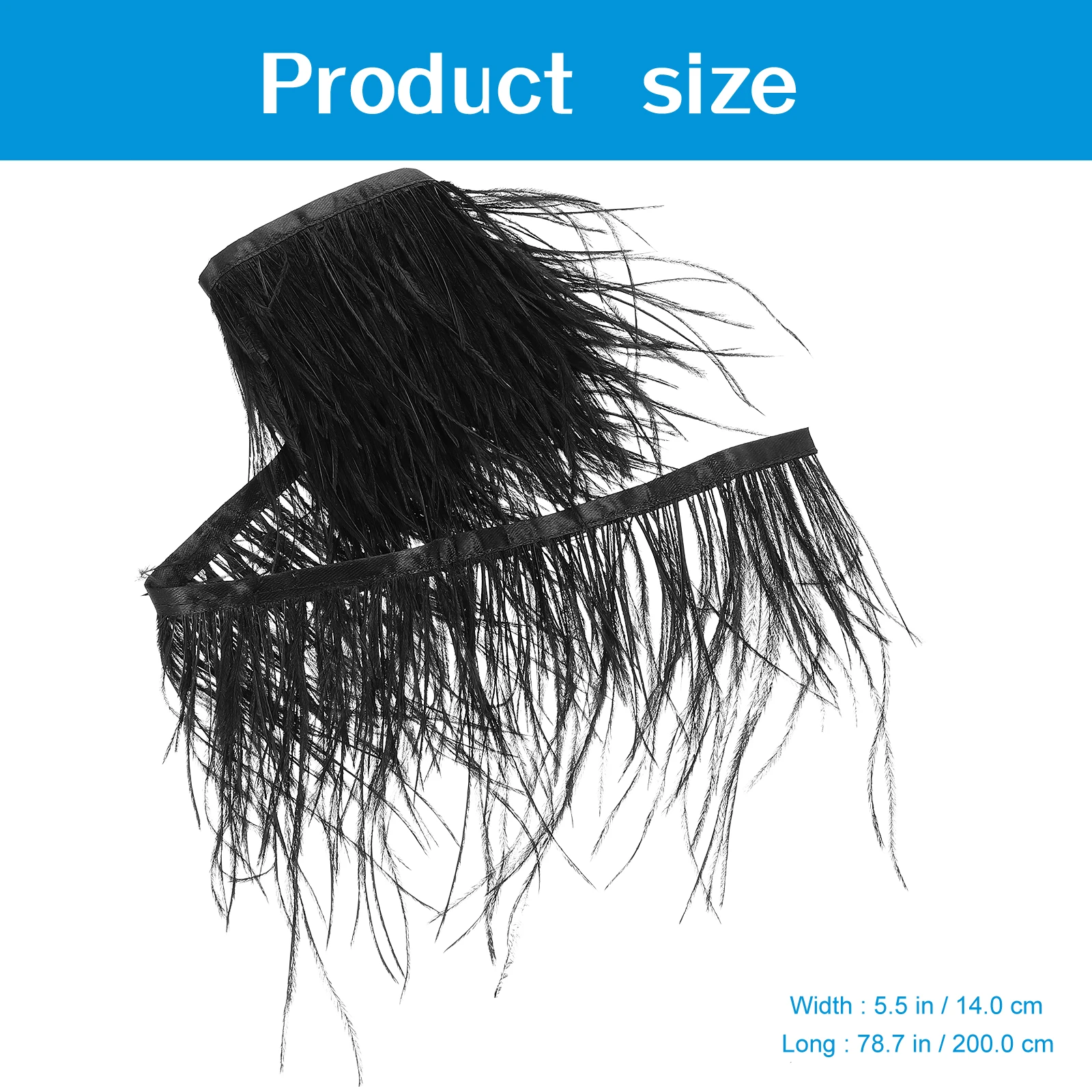 

Dress Fabric Ostrich Plume Cloth Clothes Making Material Fringe Embellishment for Clothing Apparel Sewing Shawl