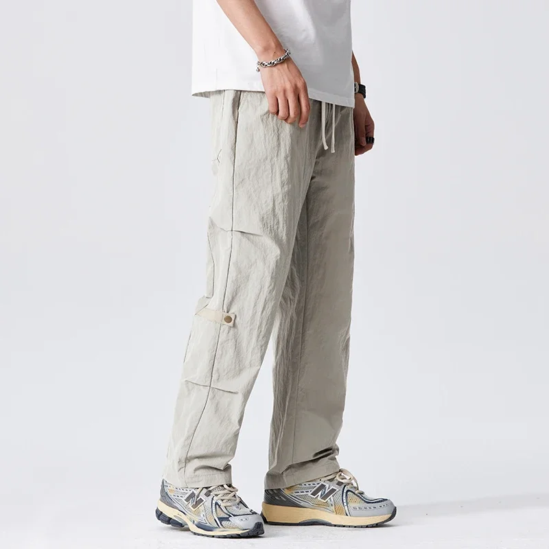 Pantalon de parachutiste décontracté pour homme, vêtements de travail d'été, coupe couvertes, séchage rapide, Sprint