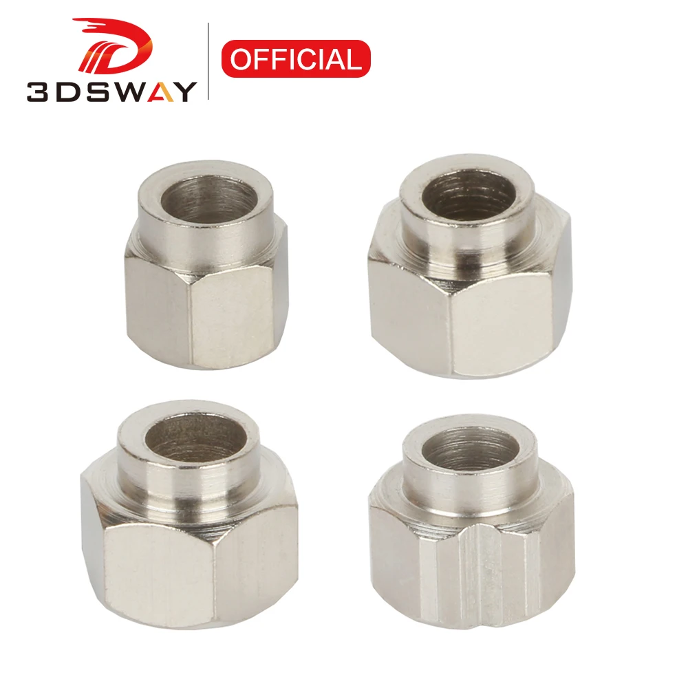 3DSWAY-Pièces d'imprimante 3D, entretoise excentrique, alésage de 5mm, acier au carbone, roue