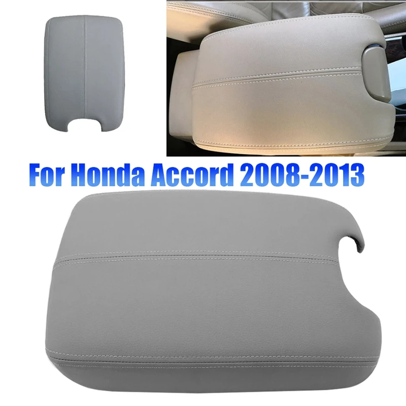 Gray Armrest Box Cover Trim Panel 83450-TB0-H01 For Honda Accord 2008-2013 Car Center Console Handrail Case Lid Caps Accessories