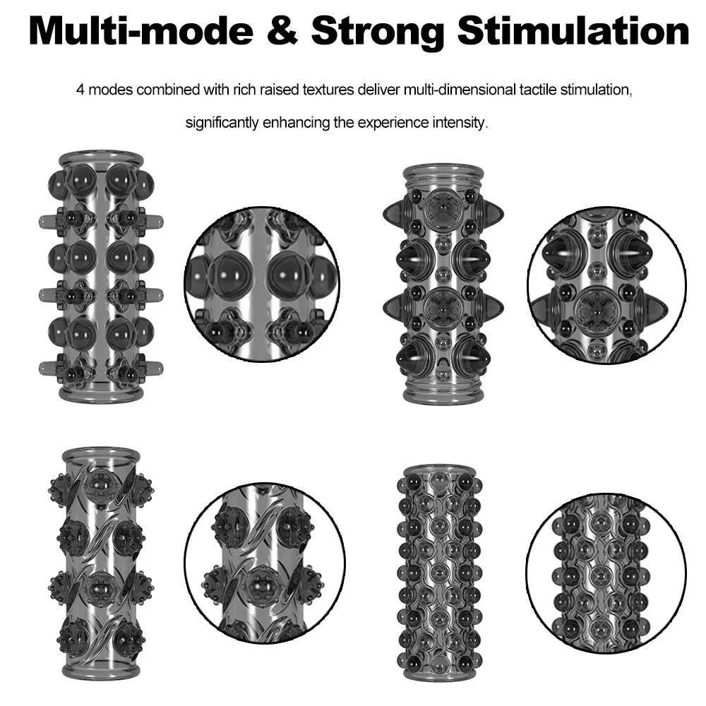 Male Penis Enlargement Sleeve Silicone Cock Ring For Delayed Ejaculation And Enhanced Erection Adult Sexy Couples Sex Toys 18+