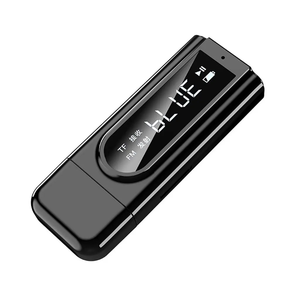 

Hot Wireless Adapter LED Digital Display FM USB Transmitter Receiver Music Audio Transmitter for PC TV Car AUX Audio Adapter