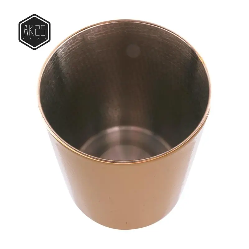 

AK25-Stainless Steel Champagne Bucket Home Hammered Ice Wine Bucket KTV Wine Cooler Ice Square Bucket Beer Bucket