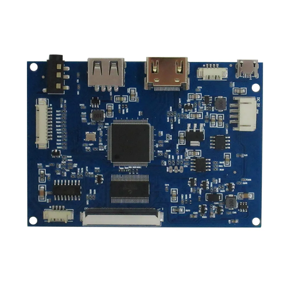 Imagem -03 - Tela Lcd Portátil Display Driver Control Board Multipurpose u Disk Áudio Hdmi Faça Você Mesmo para Raspberry pi pc Monitor 1024x600