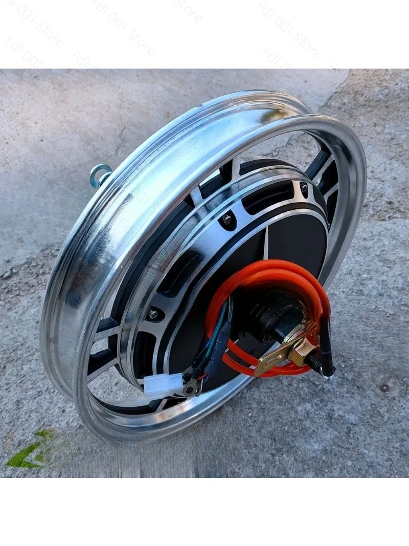2026 16 Inch Electric Vehicle Motor 36V 48V 350W 500W High Power Modification Motor with Drum Brake & Expansion Brake