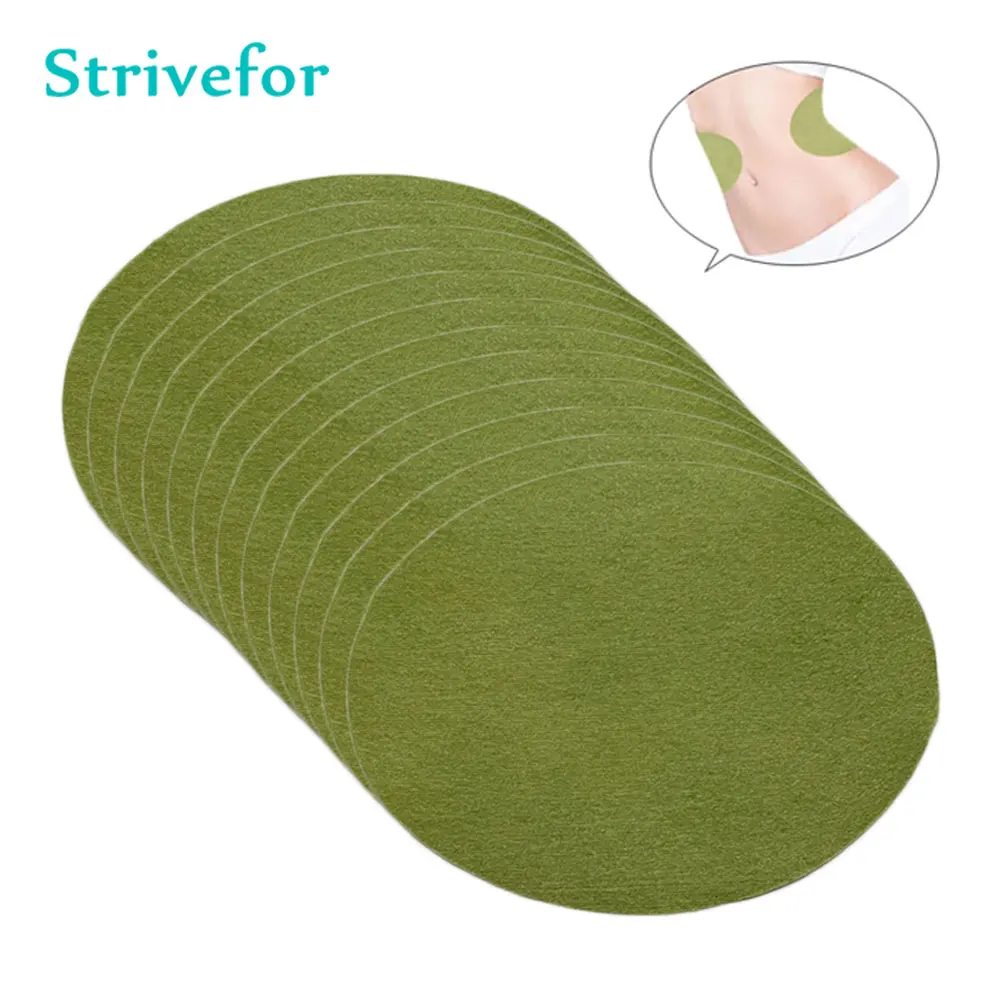 40pcs Weight Loss Belly Slimming Patch Wormwood Abdominal Navel Sticker Fast Burning Improve Stomach Plaster B0020