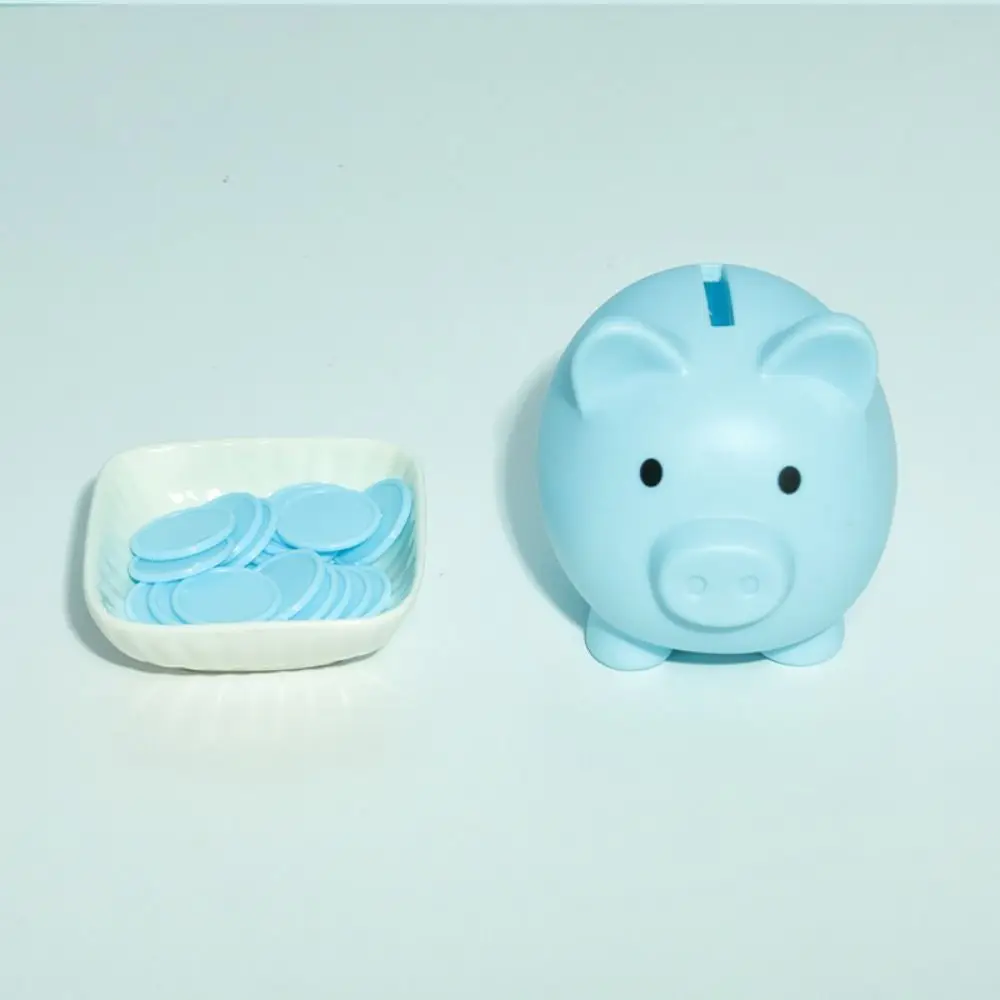 Creative Piggy Bank การจับคู่สีของเล่นพลาสติกที่มีสีสันน่ารัก Piggy Bank กล่องเงิน DIY เด็ก Piggy Money Bank