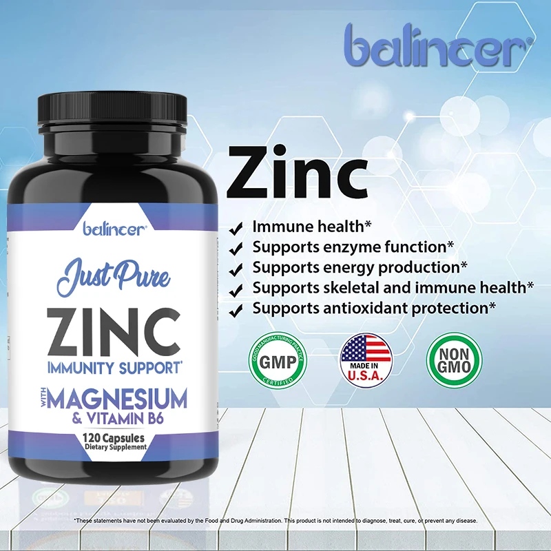 Balincer Nutritional Supplement with Vitamin B6,Magnesium and Zinc for Muscle,Nerve and Bone Support,Immune Support,Antioxidants