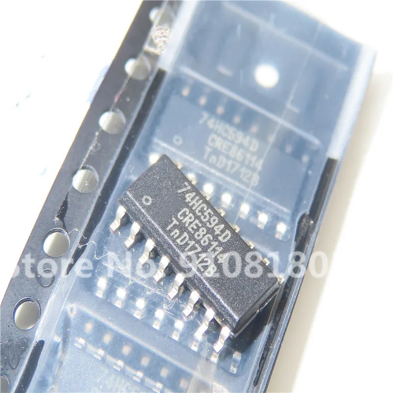 5PCS/lot   HC594   74HC594D  SN74HC594DR  SOP16  SOP-16  In Stock