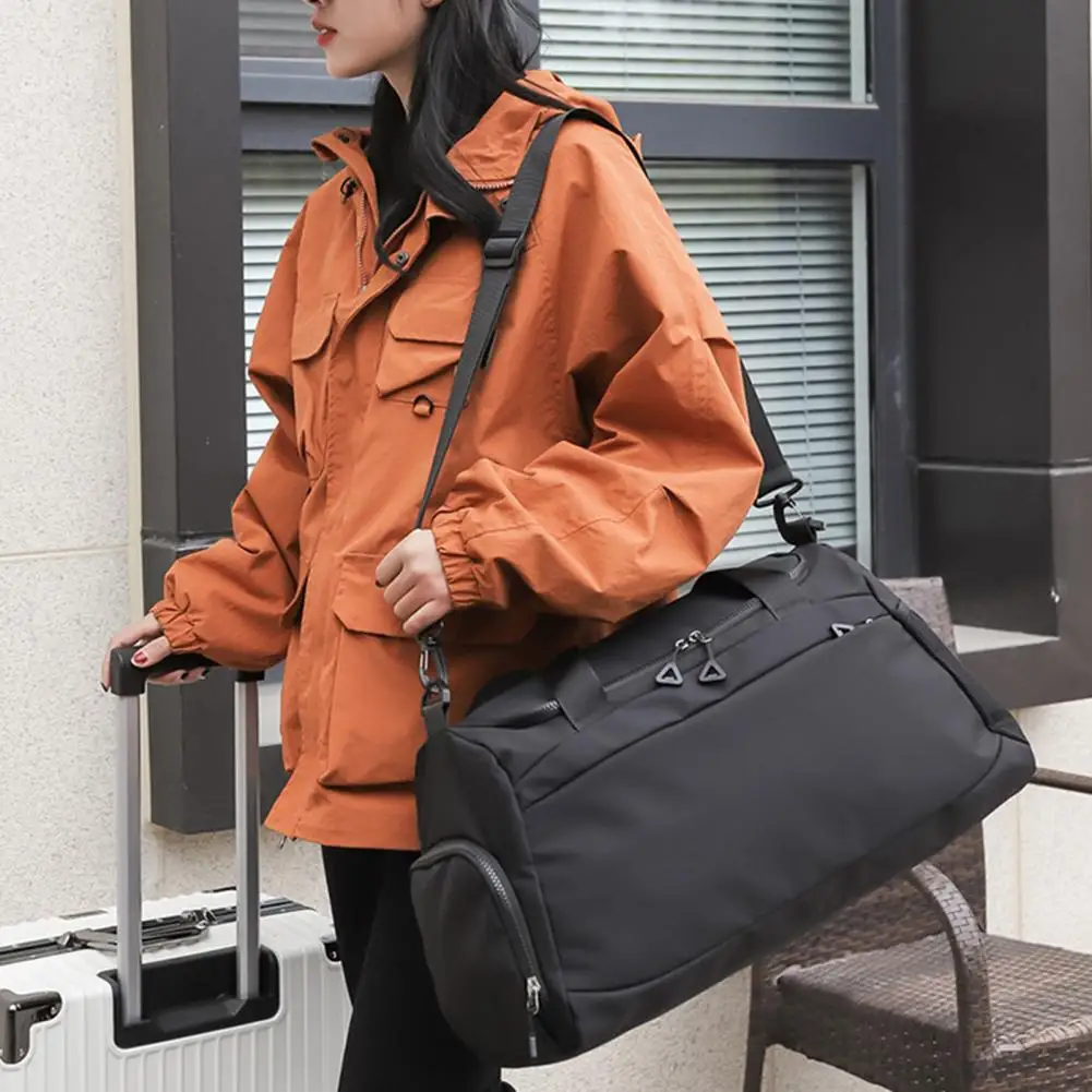 Wet Dry Separation Gym Bag Workout Sports Duffel Bag with Shoe Compartment Capacity Travel Tote Waterproof Lightweight Gym