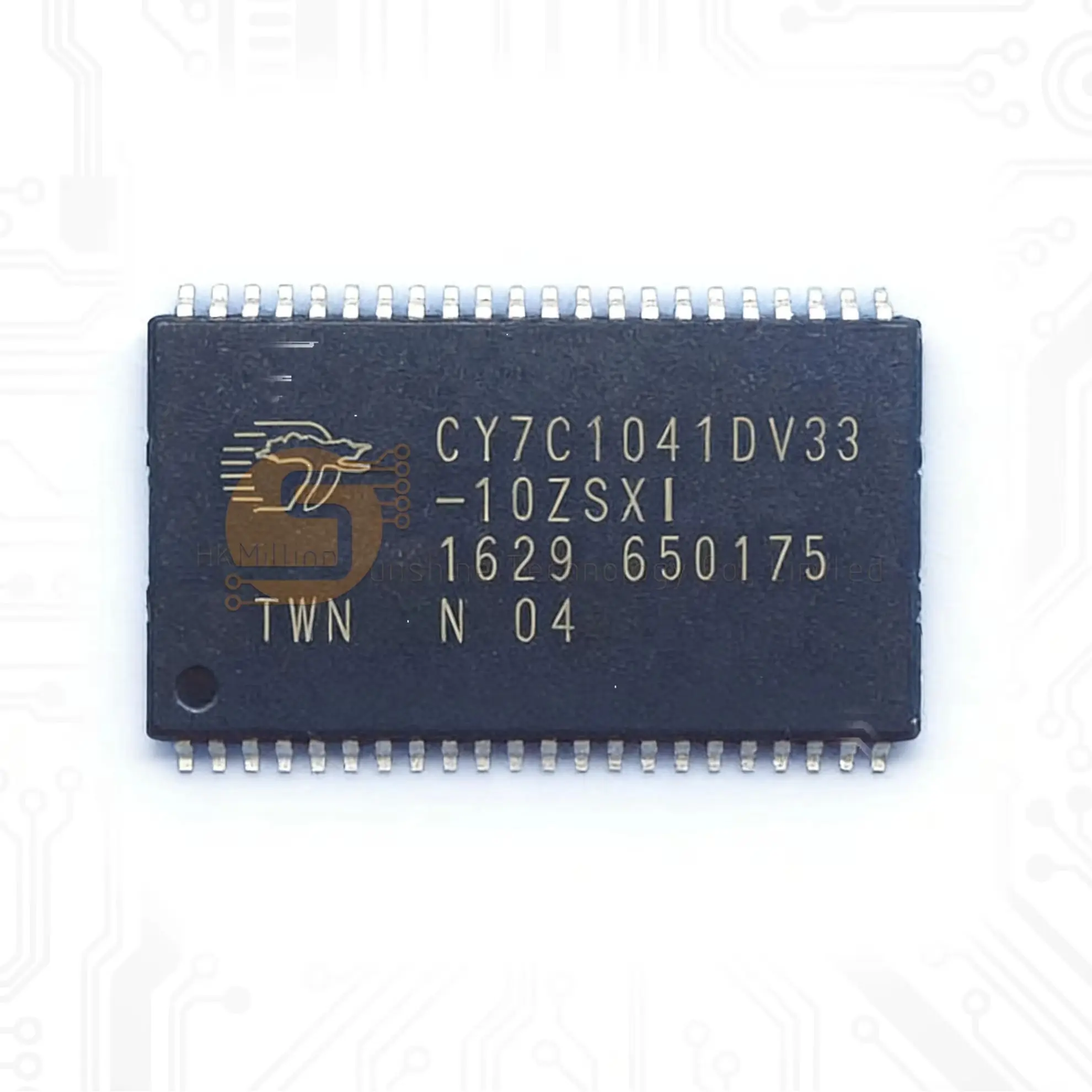 10PCS CY7C1041DV33-10ZSXI SRAM Chip 4Mb 256Kx16 TSOP-44 Memory IC For Industrial Embedded