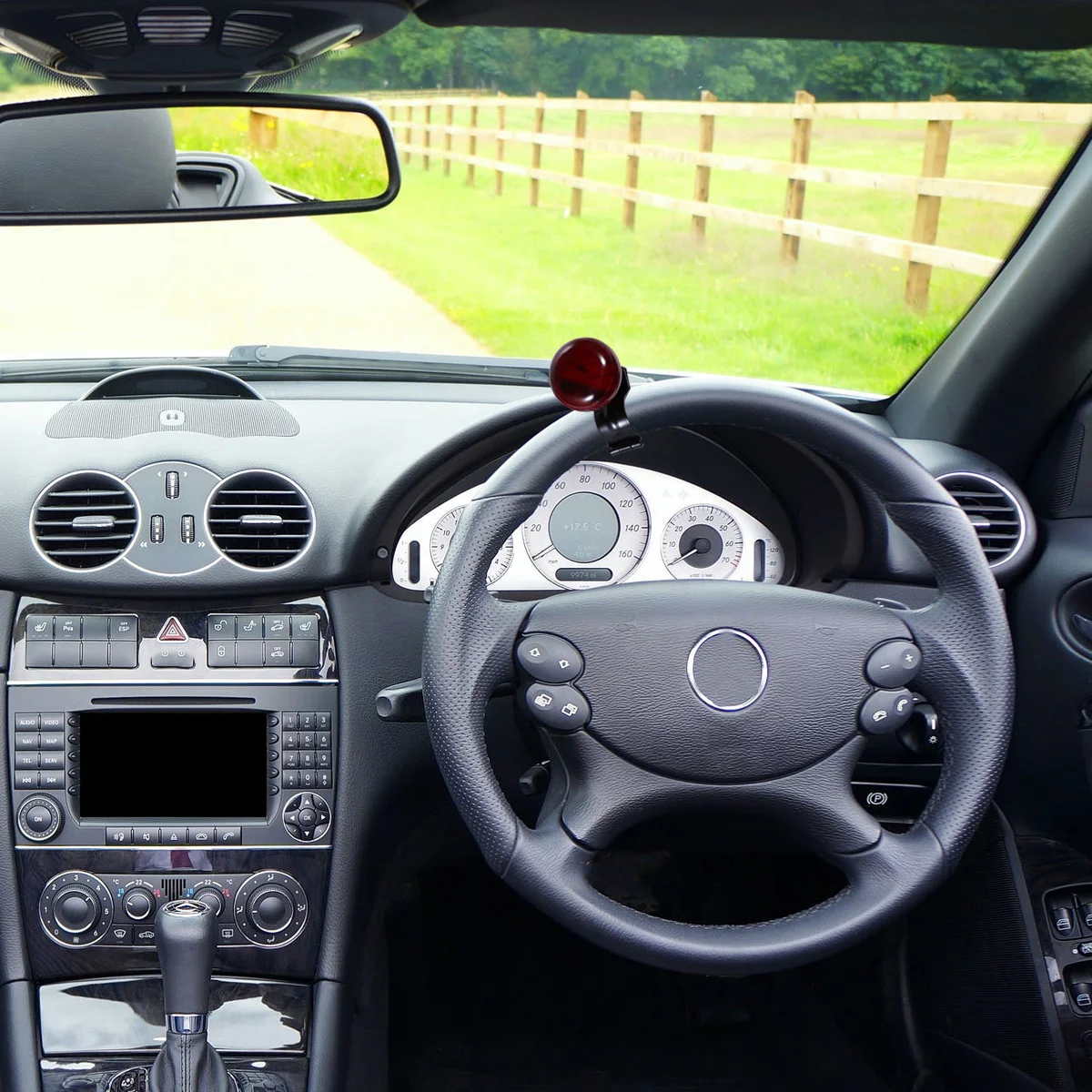 

Steering Wheel Handle Car Accessories Easy Install No Tools Upgraded Torque Lever for Steering Knob Booster