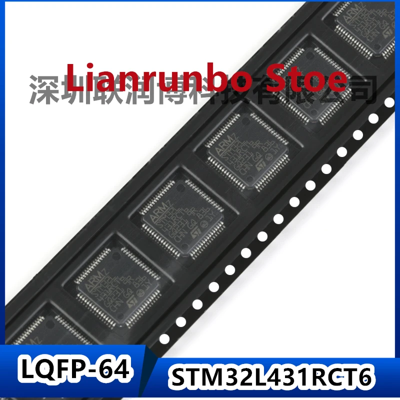

New original STM32L431RCT6 LQFP-64 ARM Cortex-M4 32-bit microcontroller MCU