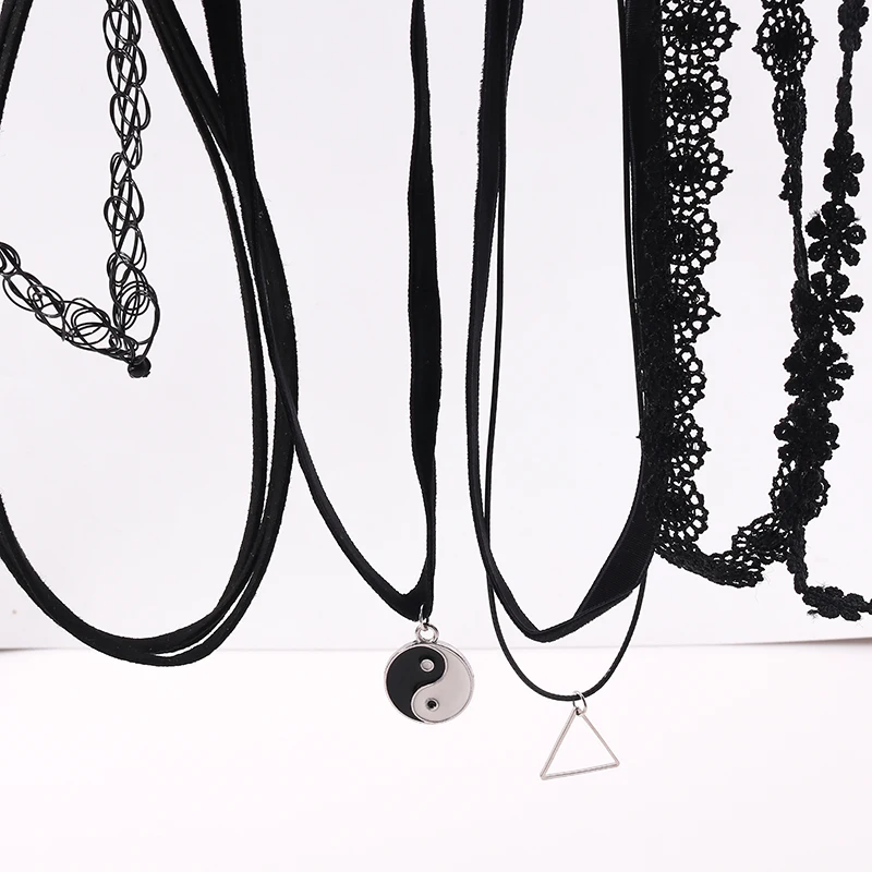Fashion Black Lace Choker Necklace for Women Girls Party Festival Jewelry Decoration - Image 4