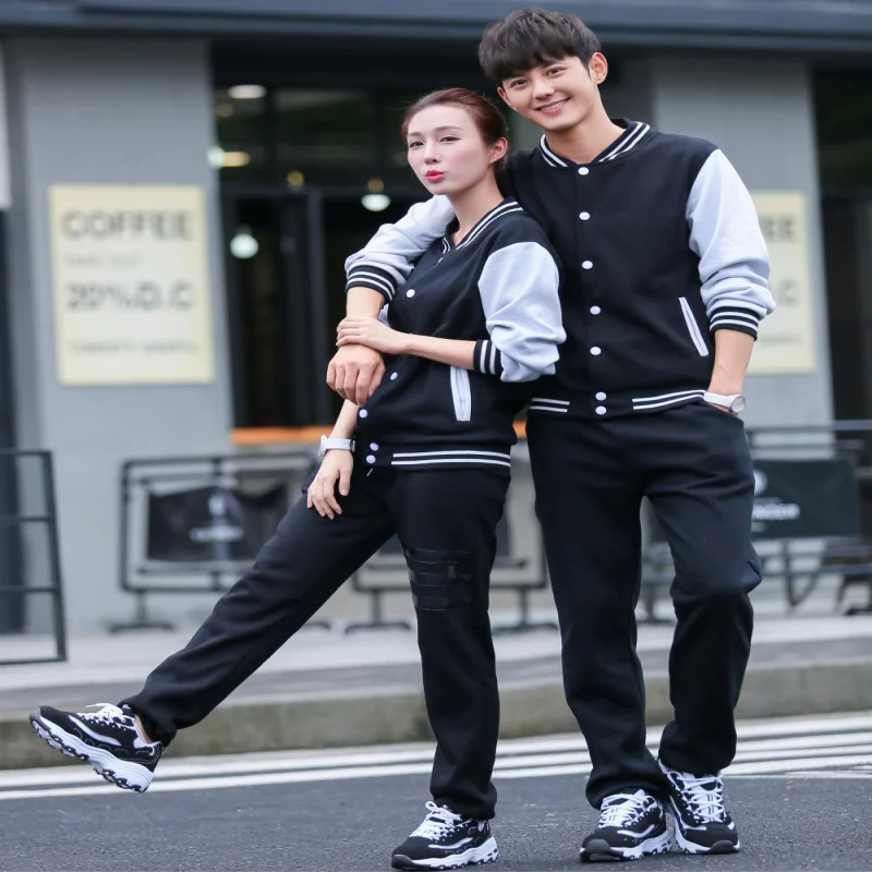 Cotton casual baseball jacket, customized spring and autumn couple's shirt, printed logo, embroidered workwear design