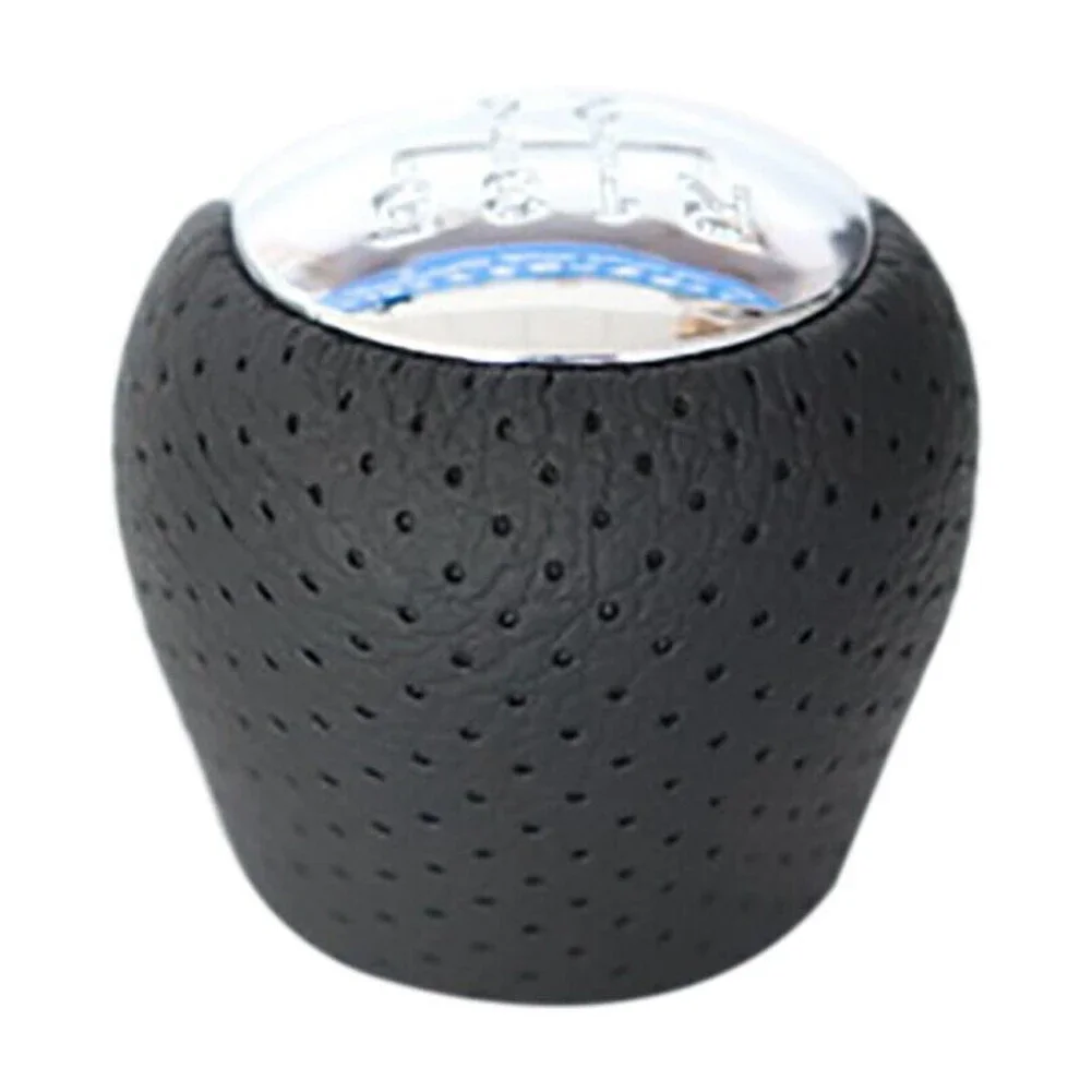 

Perforated Leather Gear Knob Chrome 6-Speed For Hyundai I30 IX35 2842231696 Interior Fittings PU Leather Gear Knob