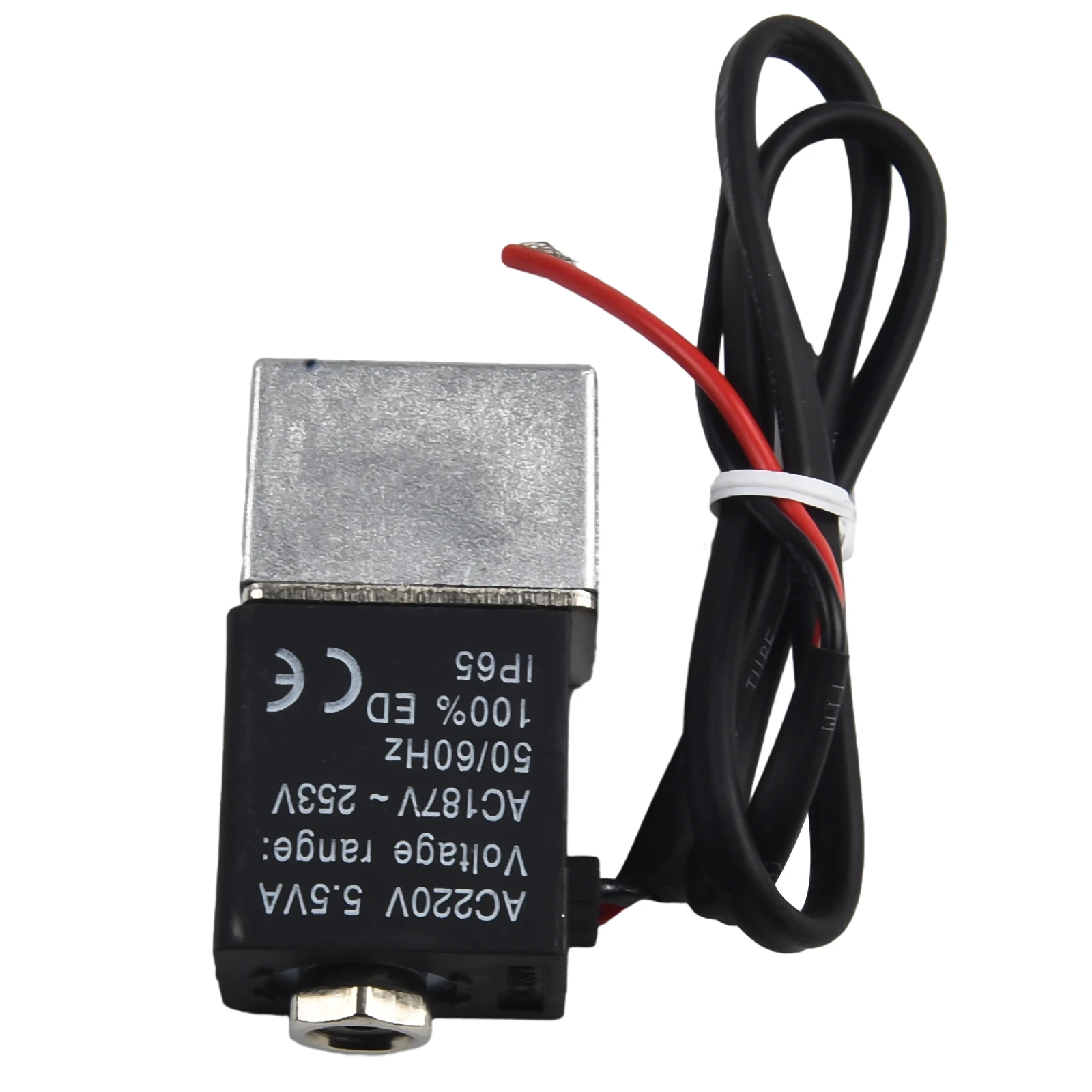 Normally Closed 2 Way Solenoid Valve G1/4 Female Thread for Air Compressor Systems Operating at 0 to 1.2MPa and 10 to 80C