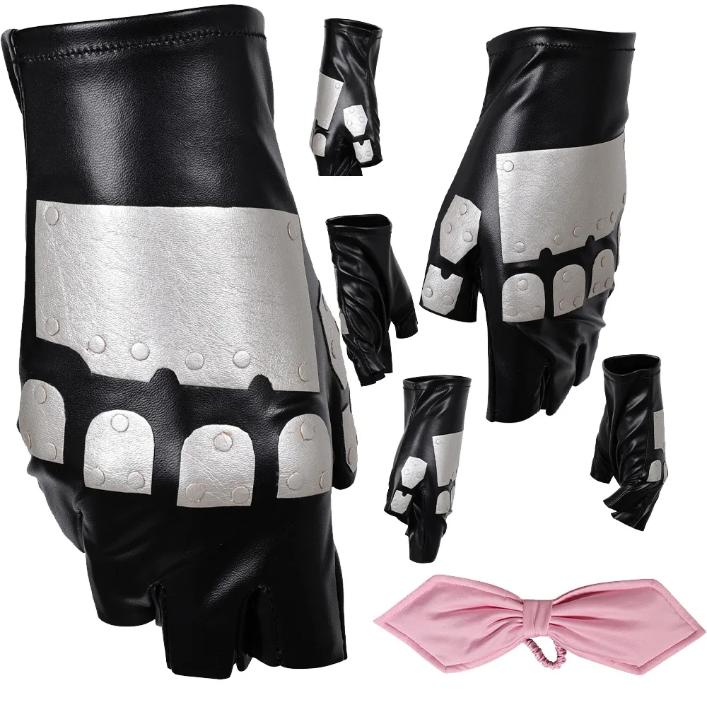 

Aerith Tifa Lockhart Cosplay Gloves Bowtie Game Final Cosplay Fantasy Bow Tie Gifts Halloween Carnival Party Costume Accessories