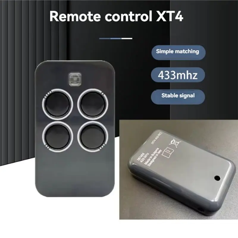 【سعر ساخن!】XT4 433 ميجا هرتز المرآب/بوابة التحكم عن بعد 2 قطعة 787456 ل 787452 787453 787454 433 RC الأمر الارسال #6