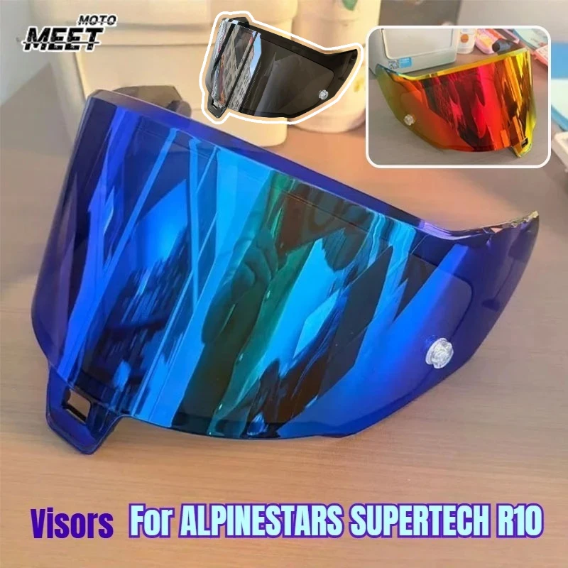

For ALPINESTARS SUPERTECH R10 Visors Color Changing UV Resistant Helmet Lens R10 Lentes Para Casco De Moto