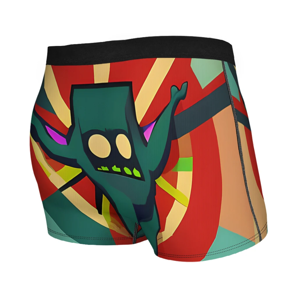 Colour Background Monster High Doll Underpants Breathbale Panties Man Underwear Print Shorts Boxer Briefs