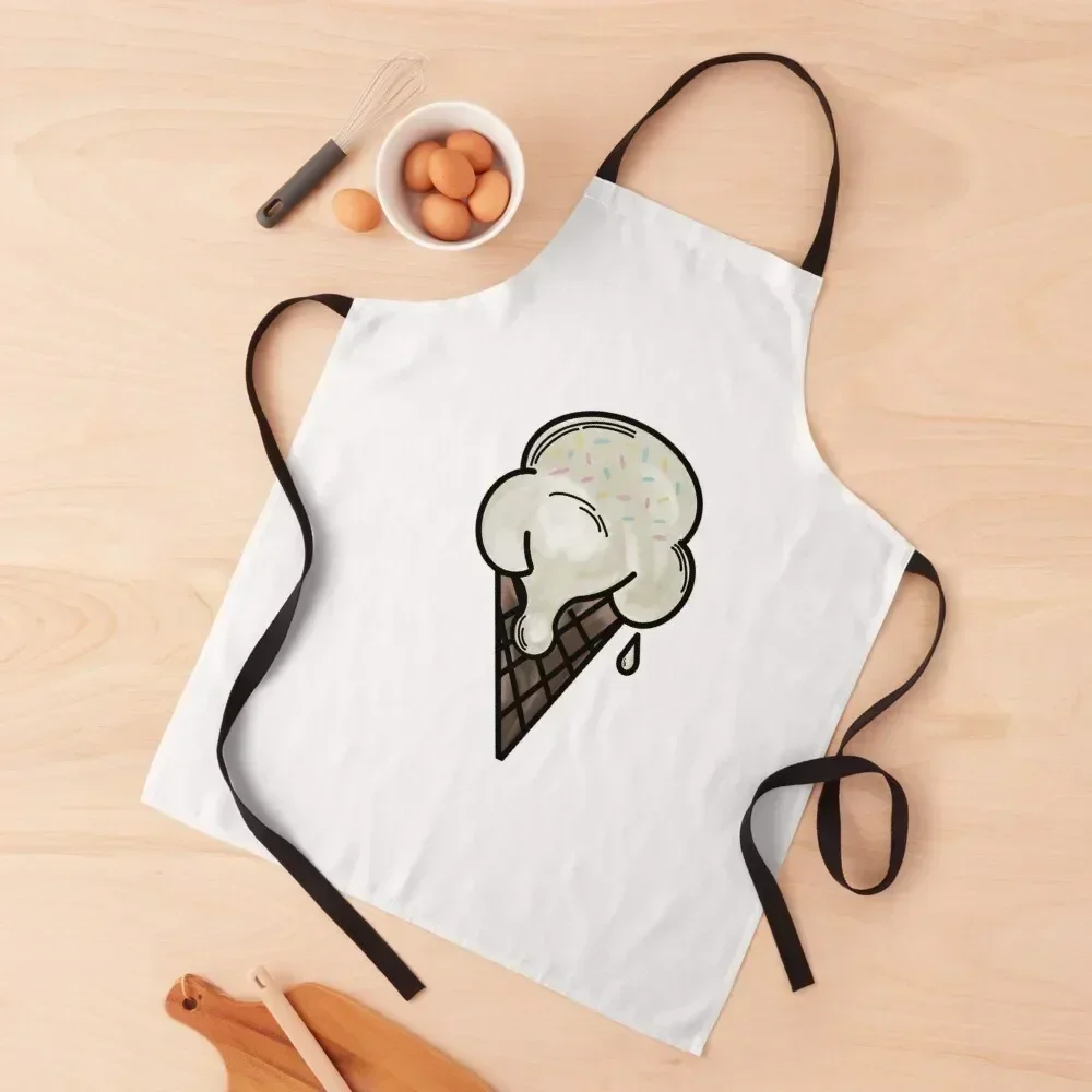 

Ice cream Apron Kitchen Accessories 2022 Utensils For Kitchen Chef jacket men Kitchen Novel Accessories Apron