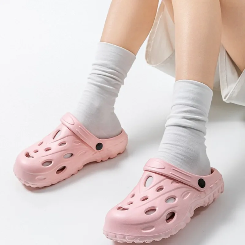 المرأة سميكة القاع قباقيب الصنادل الصيف في الهواء الطلق المضادة للانزلاق نعال شاطئ النساء إيفا مريحة مزيل العرق الصنادل سميكة وحيد