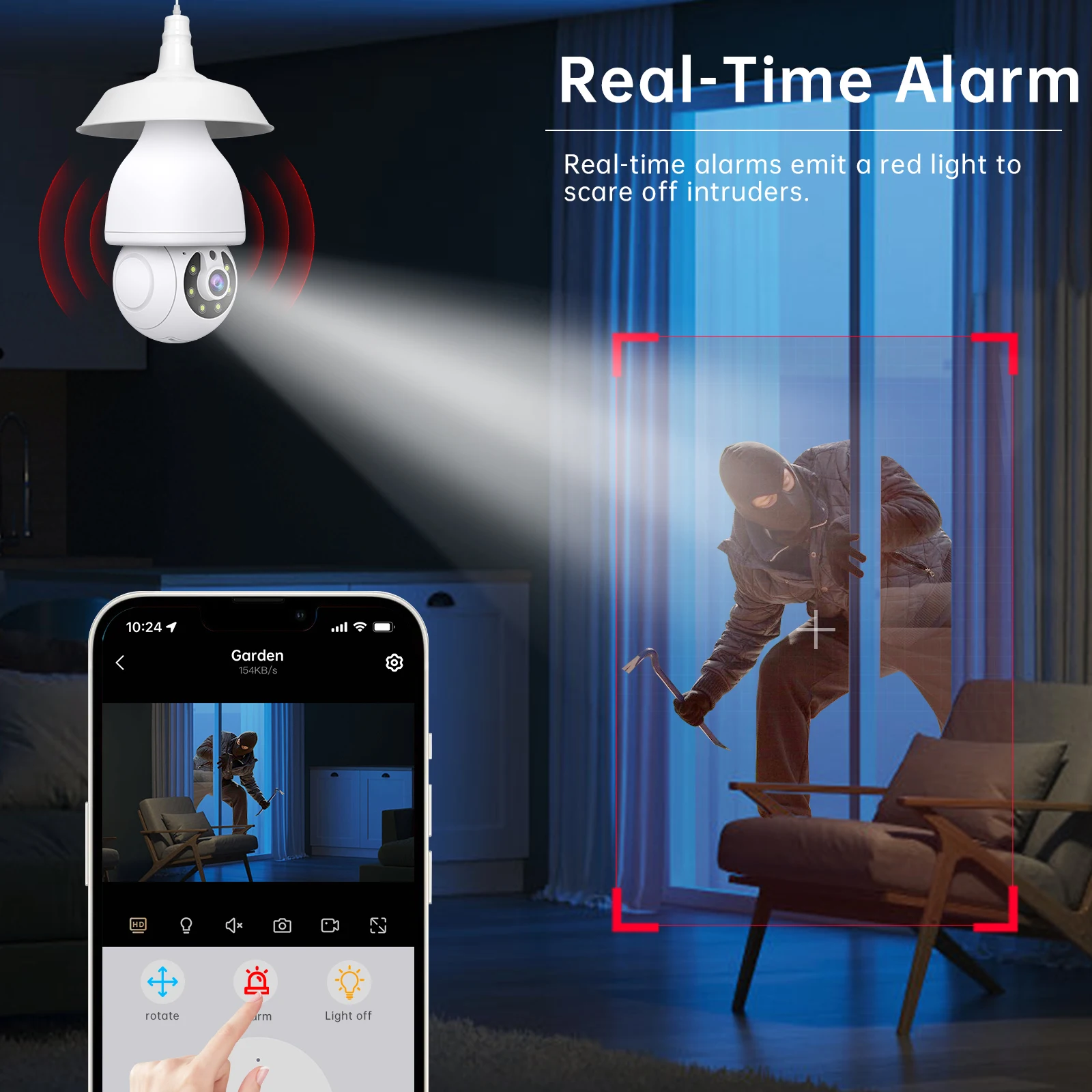 Noahtec كاميرات مراقبة 3MP حماية أمنية داخلية لاسلكية WIFI كاميرا صغيرة 5G واي فاي نقاش ثنائي الاتجاه #3