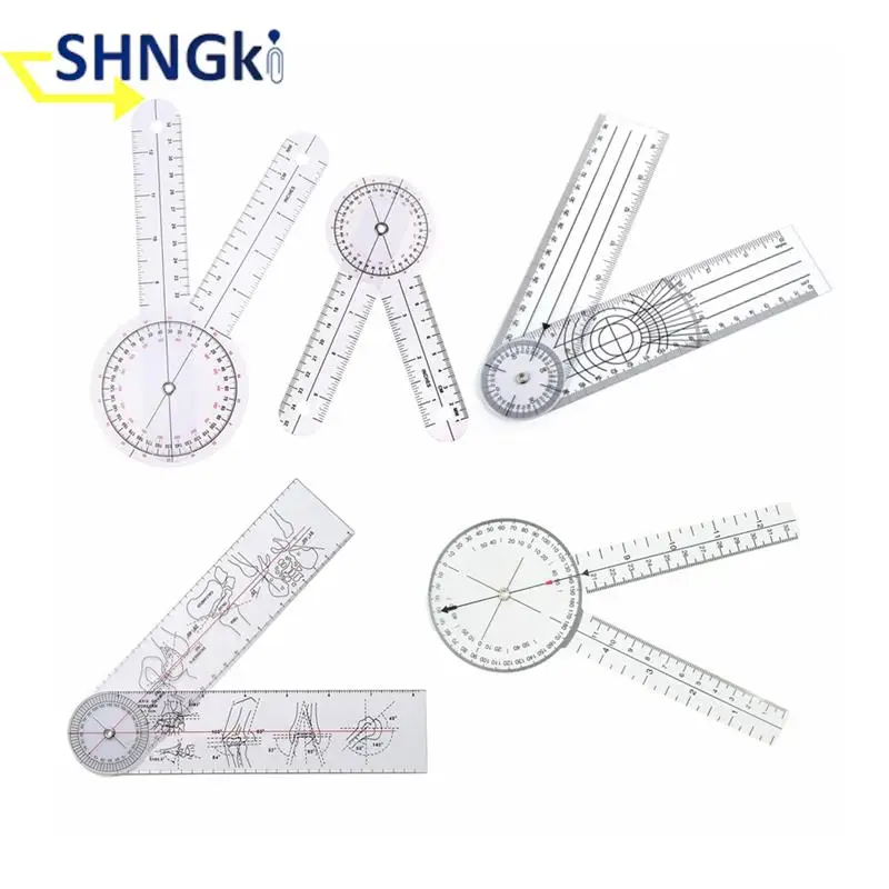 0- 360 Degree Goniometer Angle Medical Spinal Angle Ruler Angle Inclinometer Ruler Protractor Angle finder Measuring Tools New