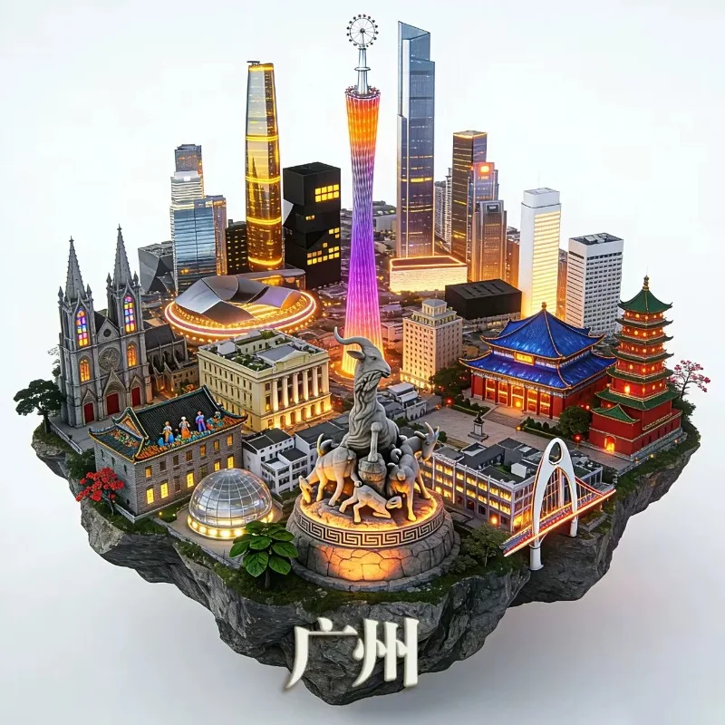 

China Metal Fridge Magnets Beijing Souvenirs Guangzhou Fujian Beijign Changbaishan Macau Wuzhen Hangzhou Fridge Stickers Gifts