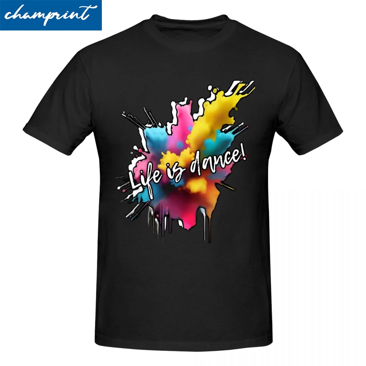 Z-Zumbas Fans- Life Is Dance! T Shirt Men Cotton Tops Funny O-neck Short Sleeve