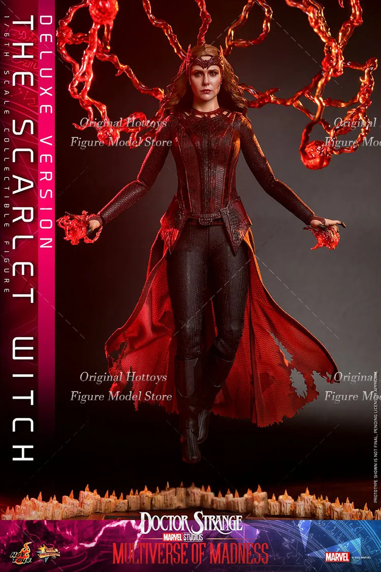 HOTTOYS 1/6 Soldier MMS652 MMS653 Doctor Strange In The Multiverse Of Madness Scarlet Witch Wanda Full Set 12'' Figure Toys