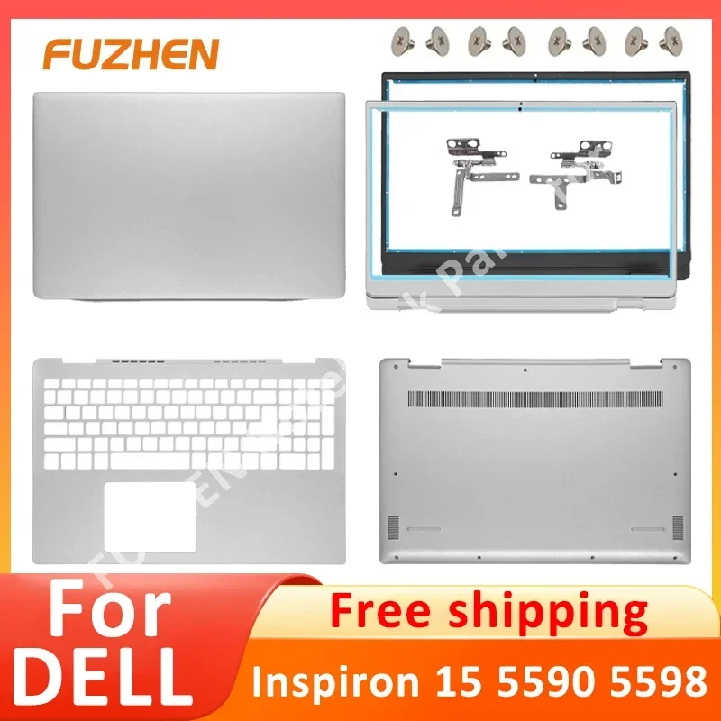 

NEW Replacement Case For Dell Inspiron 15 5590 5598 Laptop LCD Back Cover /Front Bezel/Hinges/Palmrest/Bottom Case 15.6“ 039T35