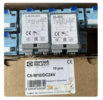 

(2cs)C5-M10 RF5610 DC24V Brand New Original RELECO Relay 4-pin 24VDC S5-M