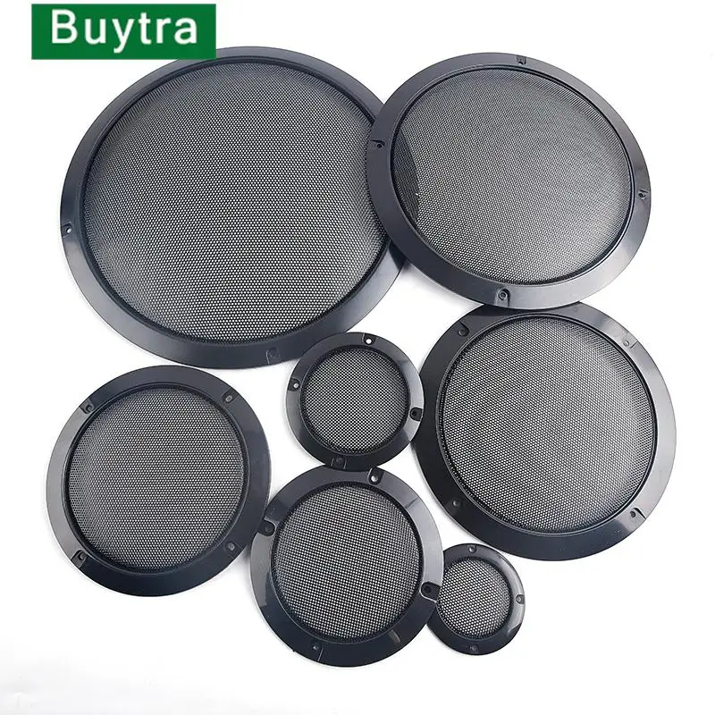 2/3/4/5/6.5/8/10 inch Speaker Net Cover High-grade Car home Mesh Enclosure Speakers Plastic Frame Metal iron wire grilles