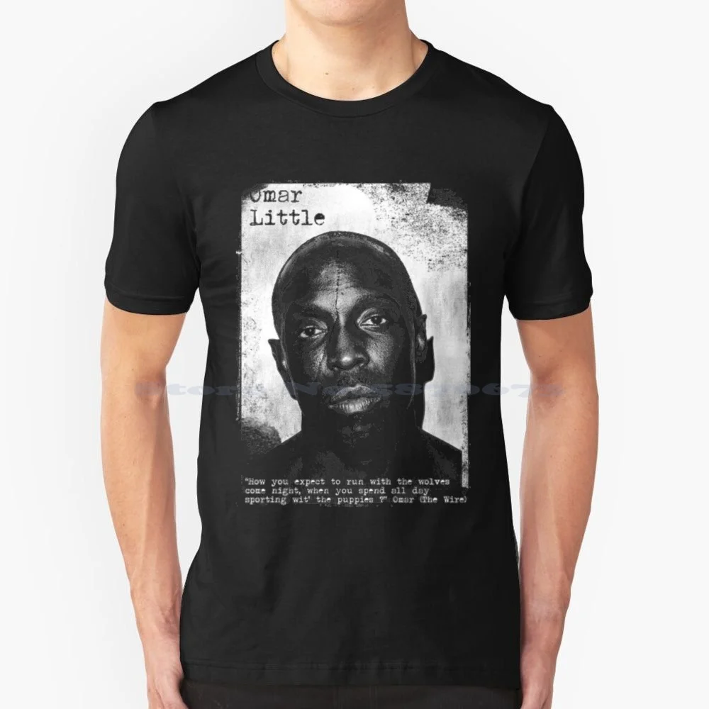 Omar The Wire Way To Reach You T Shirt 100% Cotton Tee Omar The Wire Omar Little Michael K Williams Hbo Omar Comin Movie Kingh