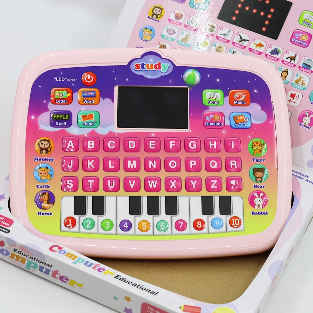 Educational Learning Machine Toys Children Electronic Study Game Laptop Computer Preschool Language Education Toys For Toddler