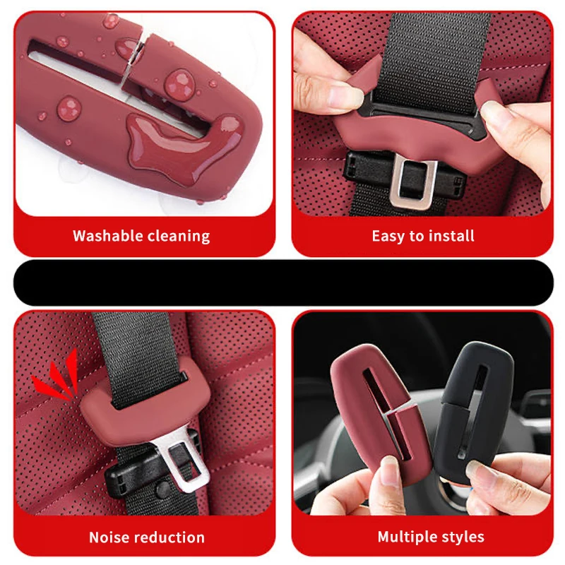 Funda protectora para cinturón de seguridad de coche, cubierta de hebilla de cinturón de seguridad de silicona para BMW E90 E91 F30 G20 F10 G30 F20 F22 G11 G01 F25