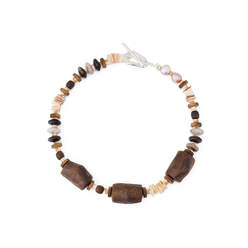 

AB/handcrafted original personalized women's natural material necklaces.