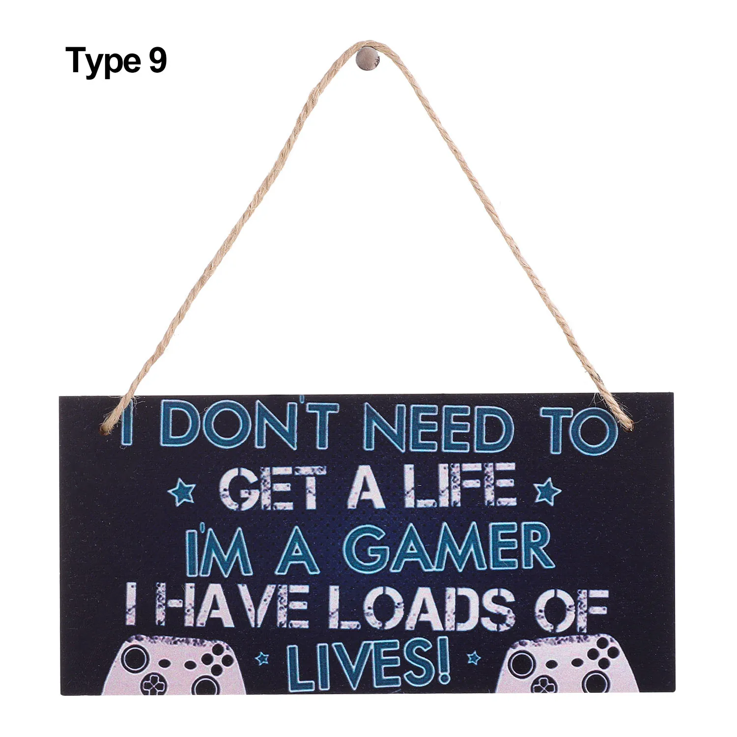 Funny Gifts Game Ornaments For Teens, Boys Girls Do Not Disturb Gaming Room Sign Wood Plaque I'm Gamer Hanging Pendant