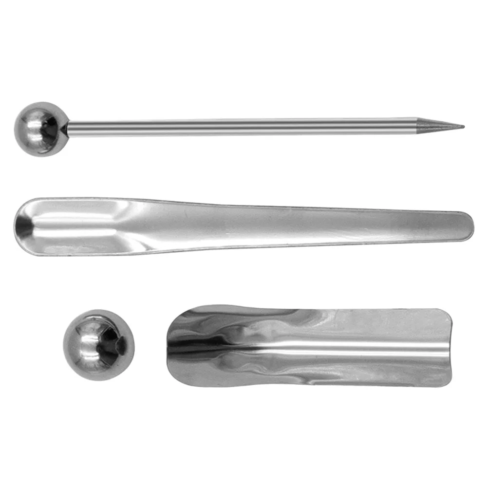 4 قطعة/المجموعة أداة الجص عدة سيراميك الطابق بلاط الضغط التماس الصلب الكرة ثقب مزدوج تصميم السلس المشتركة إنهاء خفيفة الوزن دائم #4