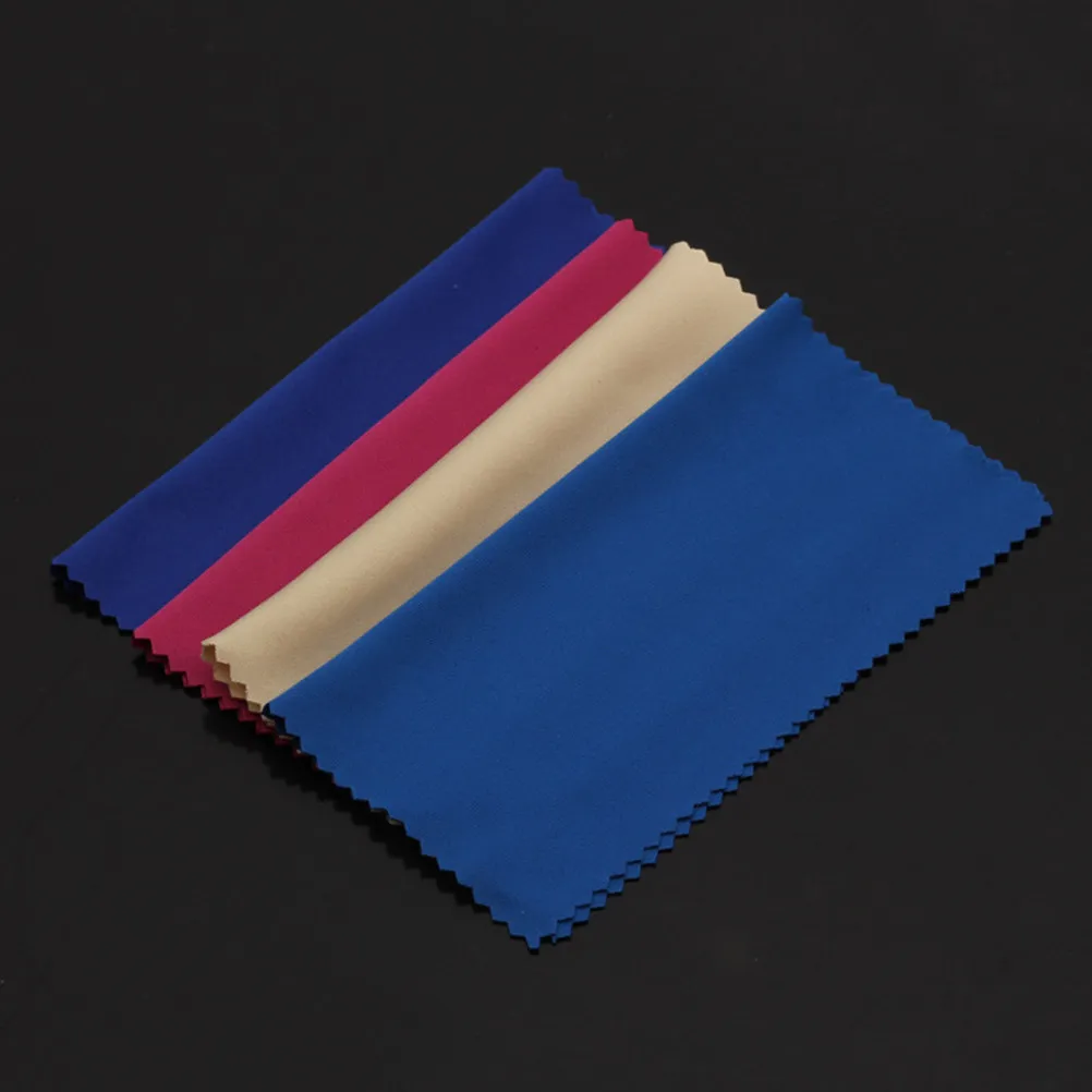 13x13cm Microfiber Cleaning Cloth Soft Reusable Quick Dry for Glasses Lenses Phones Screens Jewelry Instruments Violin Guitar