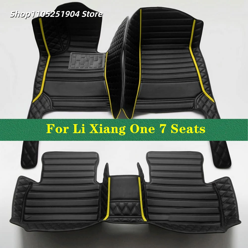 Custom Auto Carpets Car Floor Mats For Li Xiang One 7 Seats 2025 2026 2027 Car Mat Interior Accessories