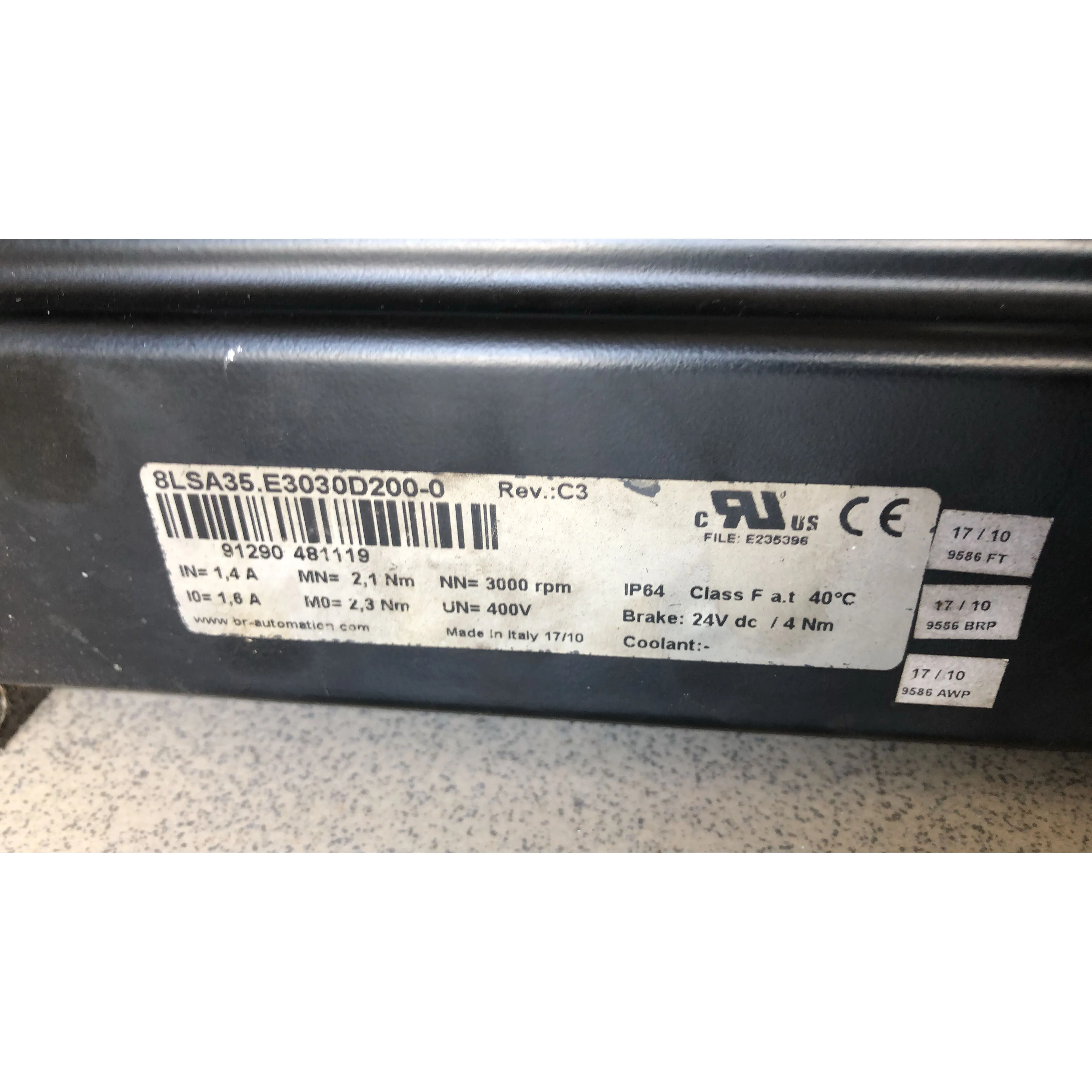 8LSA35.E3030D200_0 Servo motor para B&R