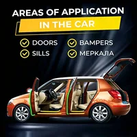 3M/10M Transparent Sticker Car Door Edge Protector Door Sill Anti-collision Strip Car Protective Film for Styling Mouldings 2