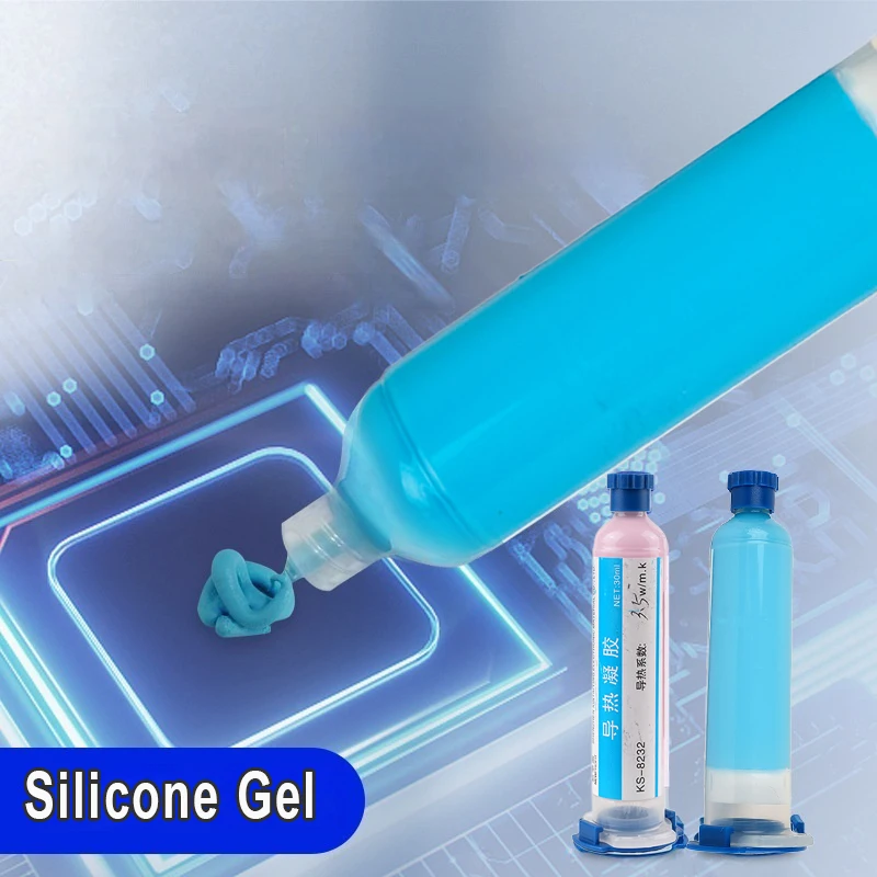 

High Temperature Resistant Thermal Gel 30ml 50ml 8232 Heat Dissipation Silicone Gel 3.5w/m.k for DJI Drone FPV GPU/CPU//PS5/LED