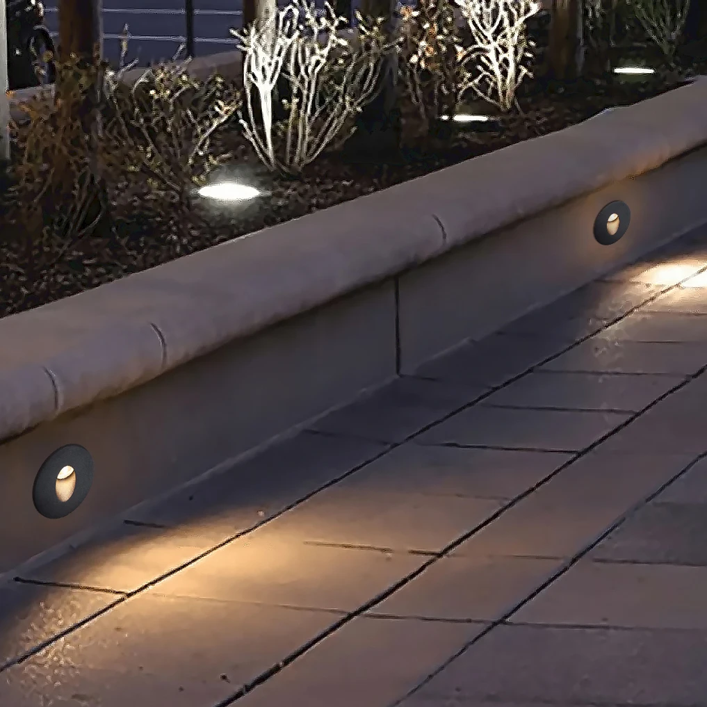 

Wall Light Emitting Diode Stair Step Light Outdoor Waterproof Aluminum Floor Light Recessed Corner Wall Lighting